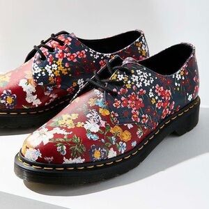 Dr martens 1461 floral Oxfords
